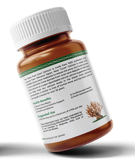 Coral Calcium - Super Potent Natural Calcium Supplement - 100% Japanese Coral.