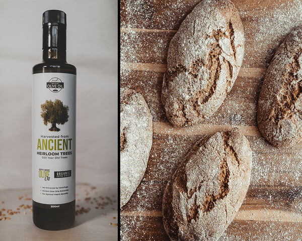 Bundle & Save - Pack of 4 Einkorn Breads & Olive Oil