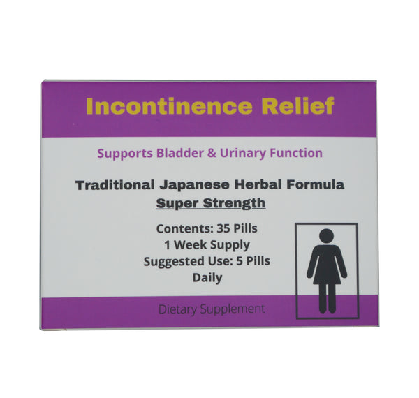 Urinary Incontinence - Herbal Supplement for Women.