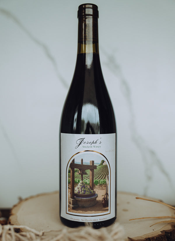 Organic Syrah Wine - Sulfite free - Kosher