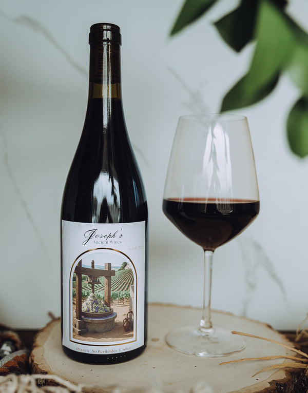Organic Syrah Wine - Sulfite free - Kosher