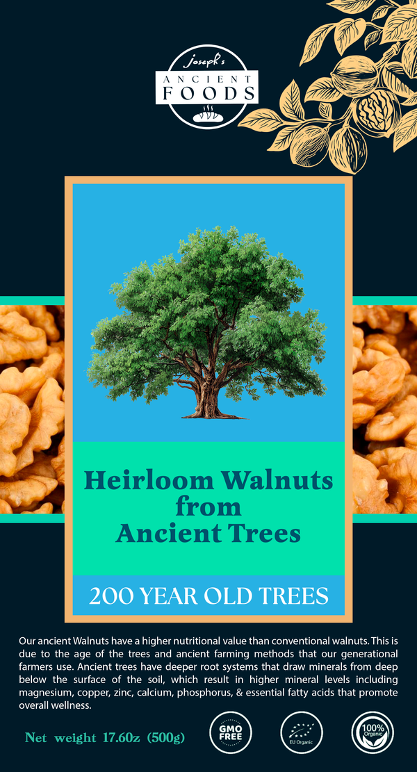 Joseph's Ancient Raw Walnuts - 1 Pound - Unsalted