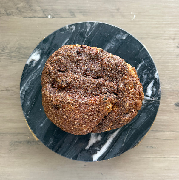 Einkorn Cinnamon Roll - Vegan Healthy Dessert Made with Ancient Grain Einkorn Sourdough